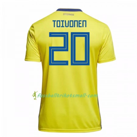 Fußballtrikots Schweden Toivonen 20 WM 2018 Heimtrikotsatz kaufen